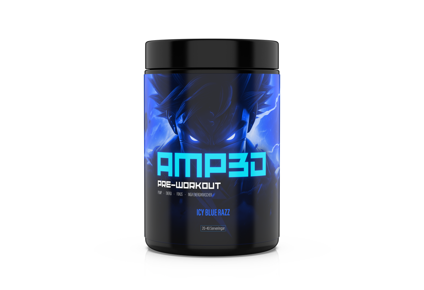 AMP3D Pre-Workout 400G Icy Blue Razz